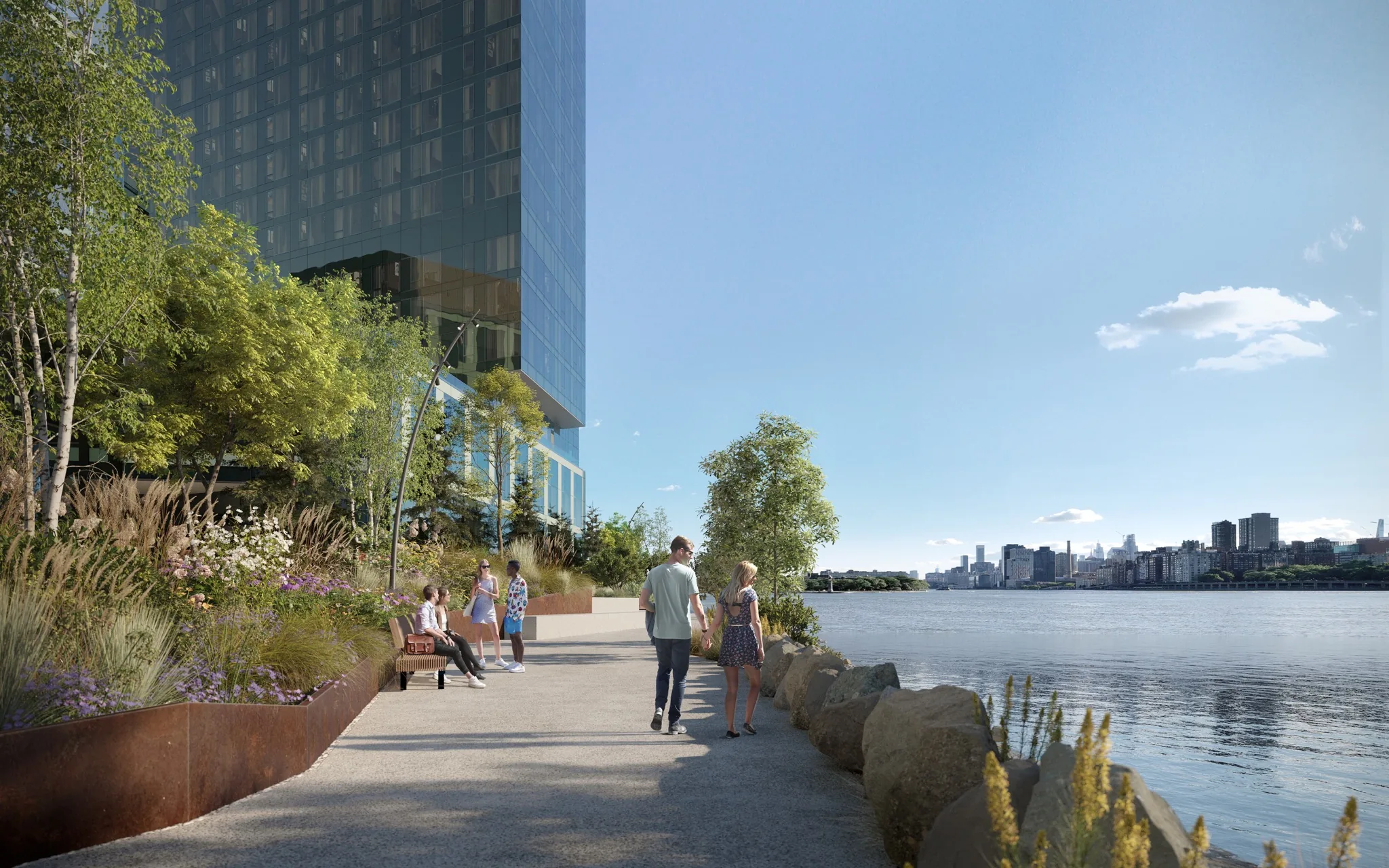 Astoria waterfront promenade